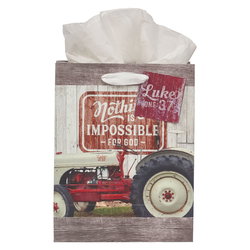 Image of Gift Bag MD Nothing is Impossible Lk. 1:37