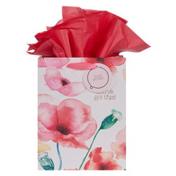 Image of Gift Bag MD Coral Poppies Got This