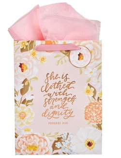 Image of Gift Bag LG Portrait Strength & Dignity Prov. 31:25