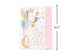 Image of Jumbo Gift Bag, It’s A Girl