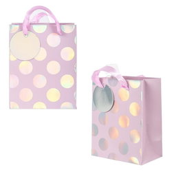 Image of Sml Gift Bag, Irid Dots