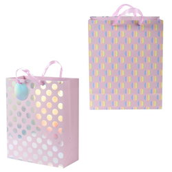 Image of Lge Gift Bag, Irid Dots
