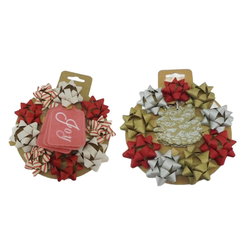 Image of Paper T. 9pk Matte/Kraft 2′ Bows + 5pc Gift Tags