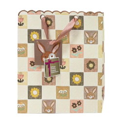 Image of Baby Checkered DLX Gift Bag, Medium