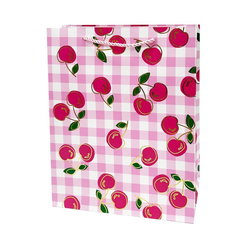 Image of Gift Bag, Medium, Cherries, Matte