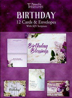 Image of Lilacs Birthday – Boxed Greeting Cards