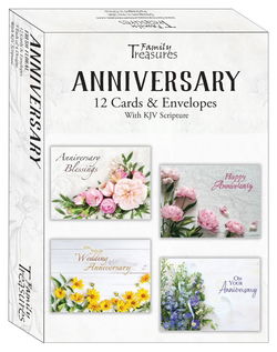 Image of Boxed Anniversary Cards – Fresh Floral