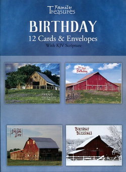 Image of Rustic Barns Birthday – Boxed Greeting Cards