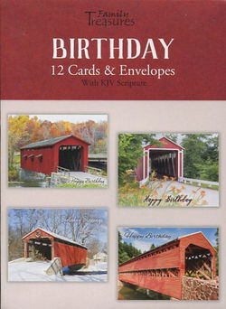 Image of Covered Bridges Boxed Birthday Cards