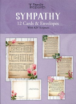 Image of Boxed Sympathy Cards Hymns