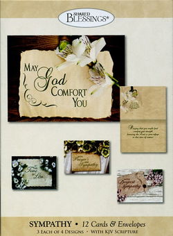 Image of Boxed Sympathy Cards Vintage Floral