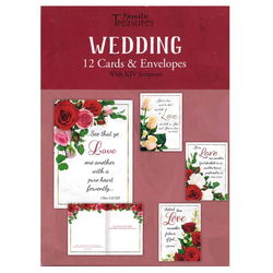 Image of Boxed Wedding Cards – Roses