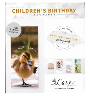 ICare- Adorable Children Birthday Card Package