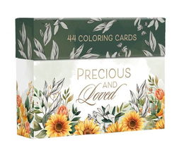 Image of Coloring Cards Precious and Loved