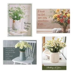 Floral Thoughts Thinking of You - Boxed Greeting Cards