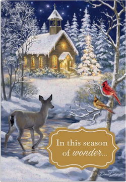 Image of Peaceful Church Boxed Christmas Cards