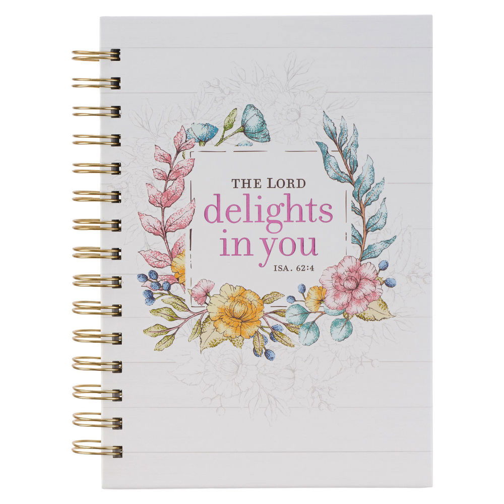 Image of Spiral – Bound Journal – The Lord Delights in You