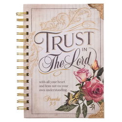 Image of Trust in the LORD Floral Wirebound Journal