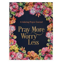 Image of Pray More Worry Less Coloring Prayer Journal