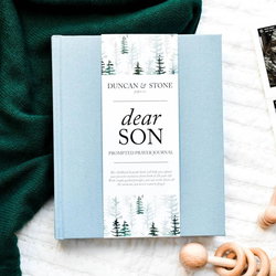 Image of Dear Son: A Childhood Prayer Journal and Keepsake Book – Blue