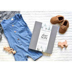 Image of Dear Son: A Childhood Prayer Journal and Keepsake Book Grey