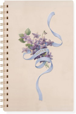 Image of Spiral Journal Violet Ribbon