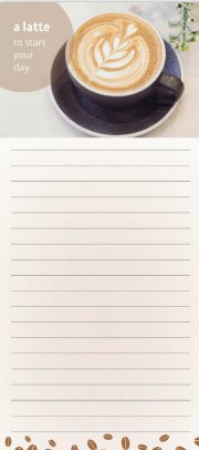 Image of Latte Magnetic Notepad