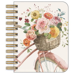 Image of Pink Bike Basket Little Spiral Book