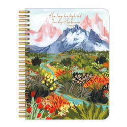 Image of Mountains Faith Notebook w/ Foil