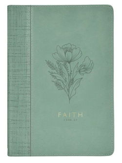 Image of Journal Classic Green Faith 2 Cor. 5:7
