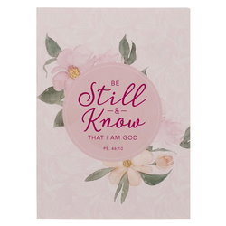 Image of Notebook Bound Pink Be Still & Know Ps. 46:10