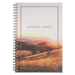 Notebook Spiral-bound PVC Cover Crown of Thorns/Amazing Grace Is. 53:5