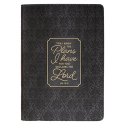 Image of Journal Classic Black For I Know The Plans Jer. 29:11