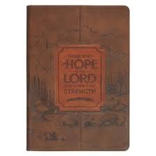 Image of Journal Classic Brown Those Who Hope In The Lord Isa. 40:31