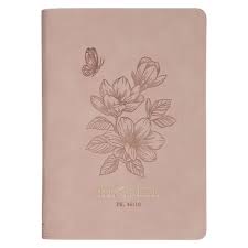 Image of Journal Classic Zip Pink Be Still