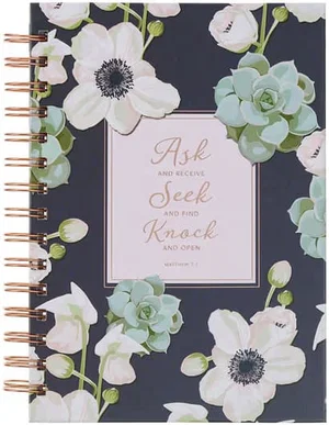 Journal Spiral Ask Seek Knock Matt. 7:7