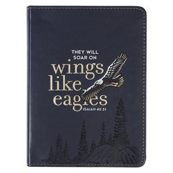 Image of Journal Handy Navy Wings Like Eagles Isa. 40:31