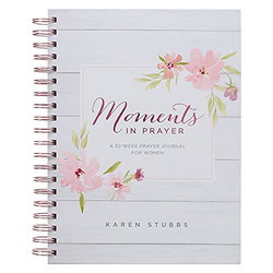 Image of Prompted Hardcover Wirebound Prayer Journal White for Women