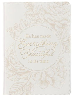 Image of Journal Classic Ivory Everything Beautiful Ecc. 3:11