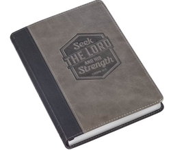 Image of Journal Classic Gray Seek the Lord 1 Chron. 6:11