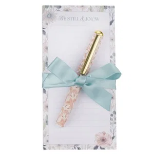 Magnetic Notepad w/ aqua pen Be Still Ps. 46:10