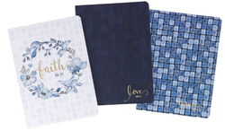 Image of Notebook Set 3pc Faith Grace Love