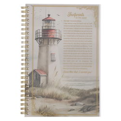 Image of Notebook Wirebound Lighthouse Footprints