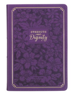 Image of Journal Classic Purple Strength & Dignity Prov 31:25