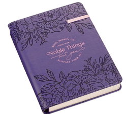 Image of Journal Classic w/Elastic & Pen Holder Noble Things Prov. 31:29