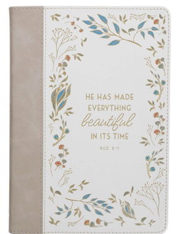 Image of Journal Classic Beige/Cream Everything Beautiful Ecc. 3:11