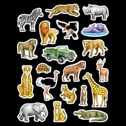 Image of Safari Stickers