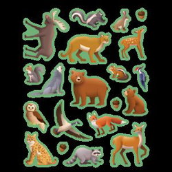Image of Woodland Animals Stickers