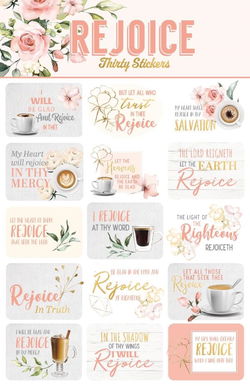 Image of Rejoice Stickers 30 pk.