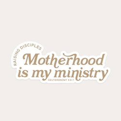 Image of Motherhood Is My Ministry Sticker